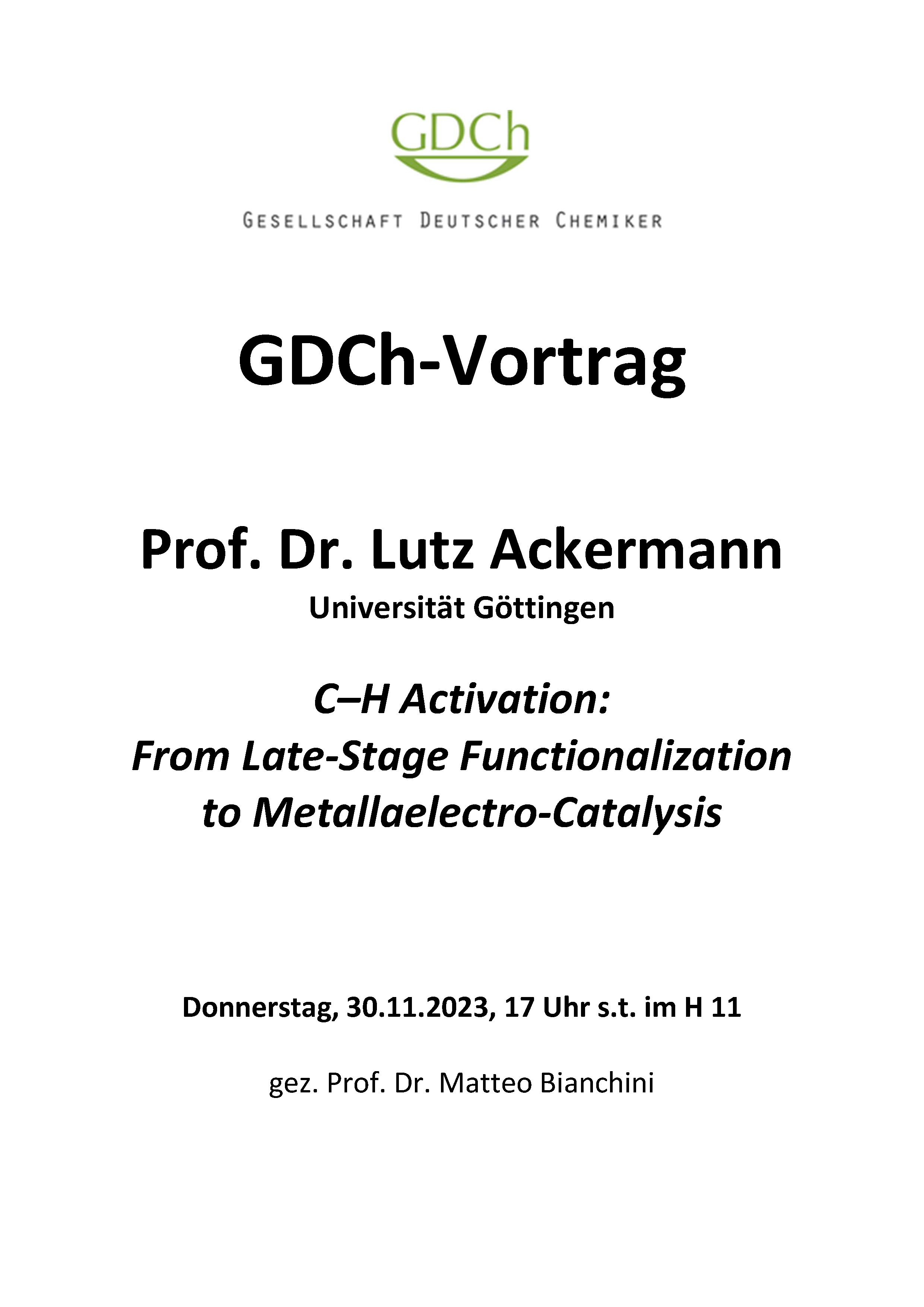 GDCh Prof. Lutz Ackermann